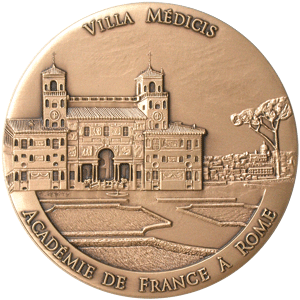 Medal of the Villa Medicis, Academie de France in Rome